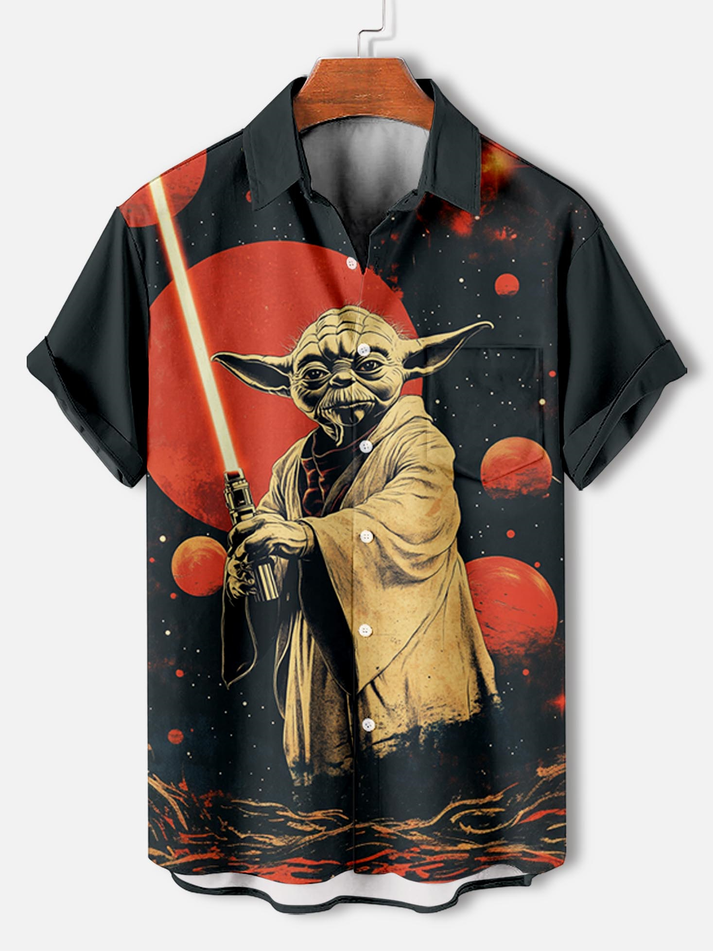 Men's Classic Movie Graphic Short Sleeve Shirt