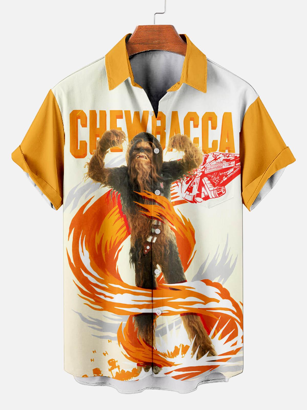 [Copy]Men's Vintage Witch Oil Painting Art Halloween Short Sleeve Shirt