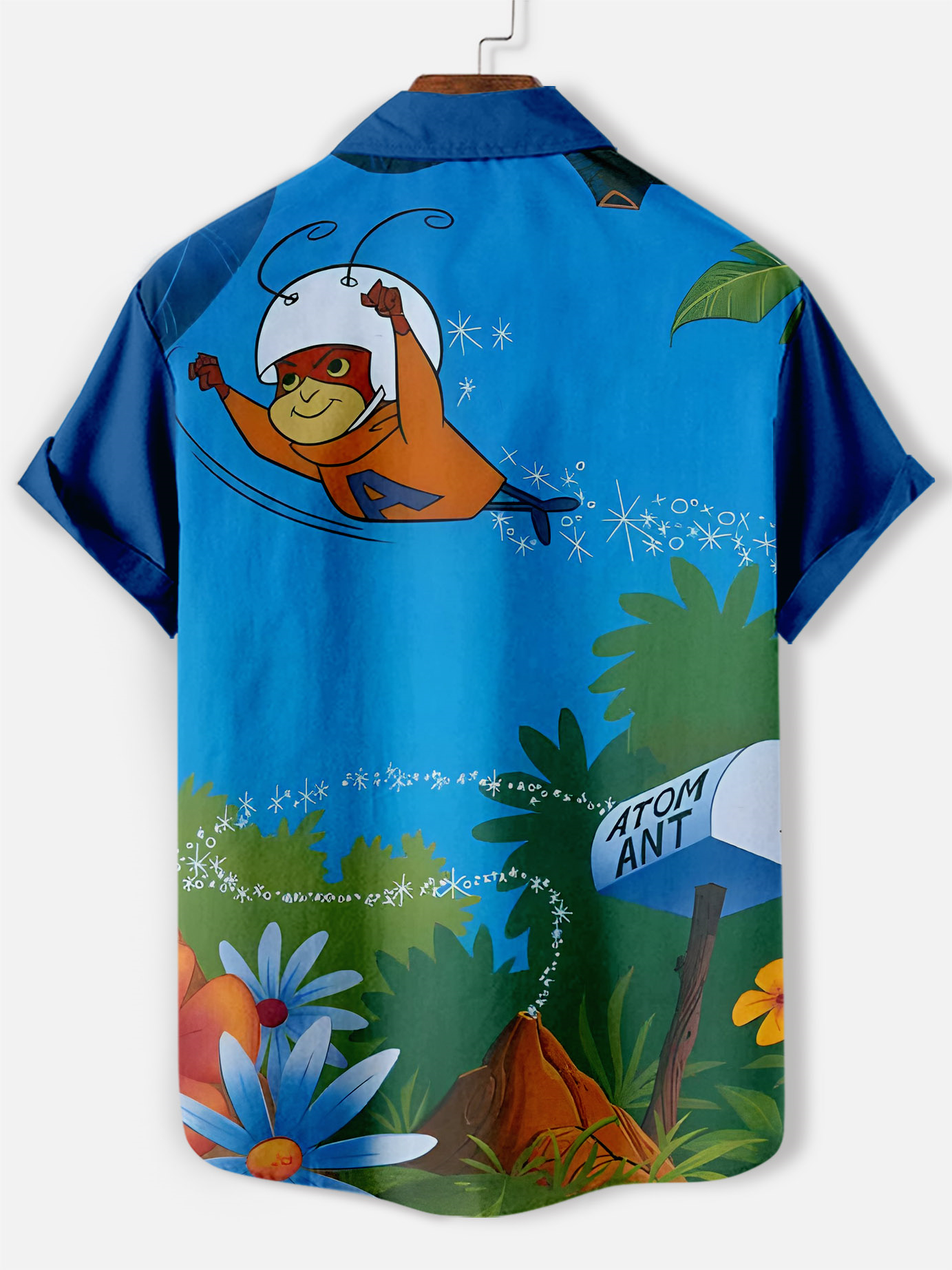 Men's Retro Comic Classic Character Graphic Short Sleeve Shirt
