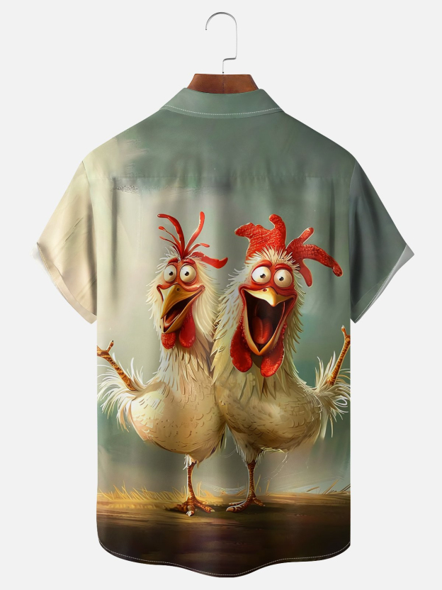 Men's Funny Graphic Short Sleeve Shirt