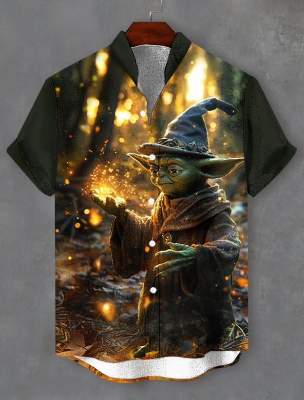 Men's Classic Movie Graphic Short Sleeve Shirt