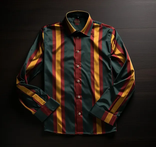 Men's Business Casual Button-Down Shirt