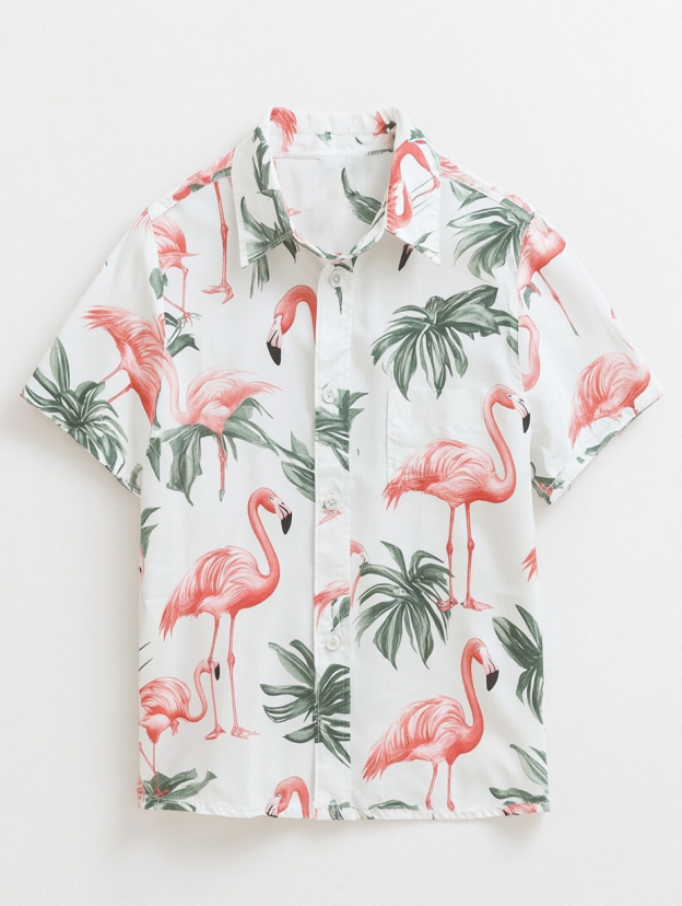 Men's Hawaiian Casual Short Sleeve Shirt