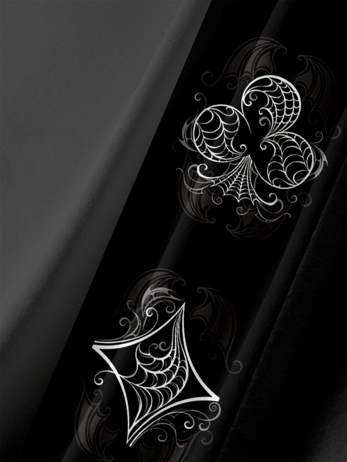 Leisure Love Print Lapel Neck Short Sleeve Shirt