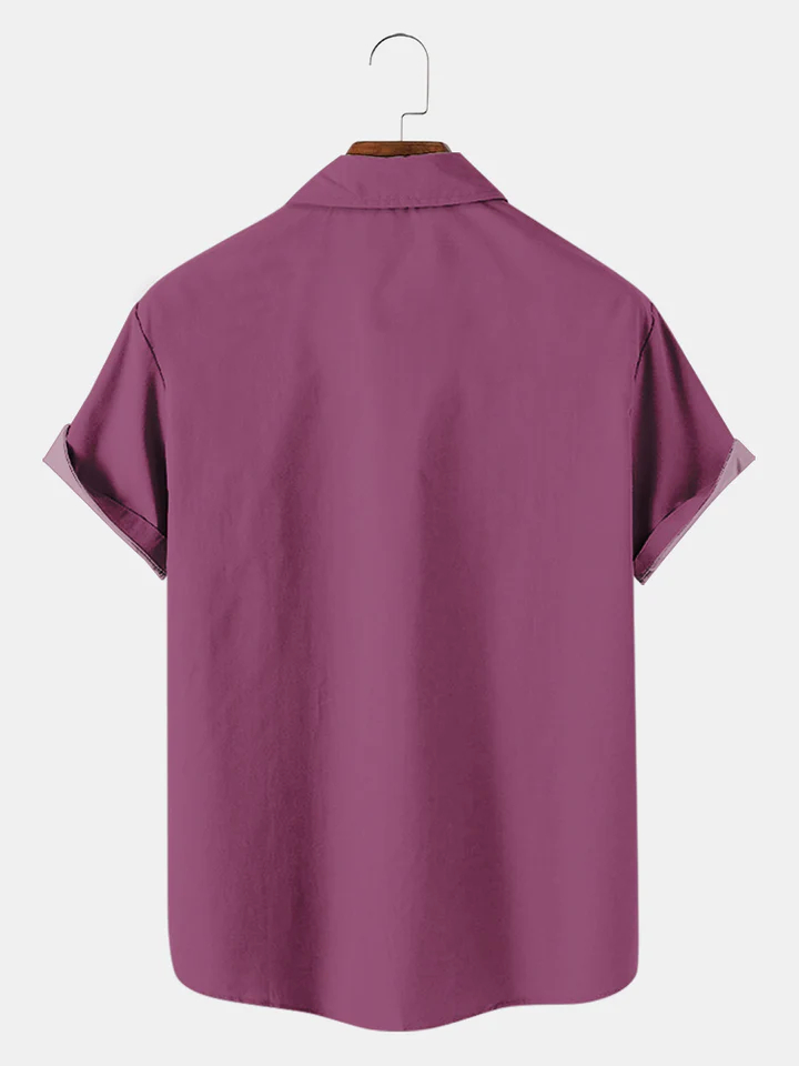Men's Mardi Gras Elements Graphic Festive Short Sleeve Shirt