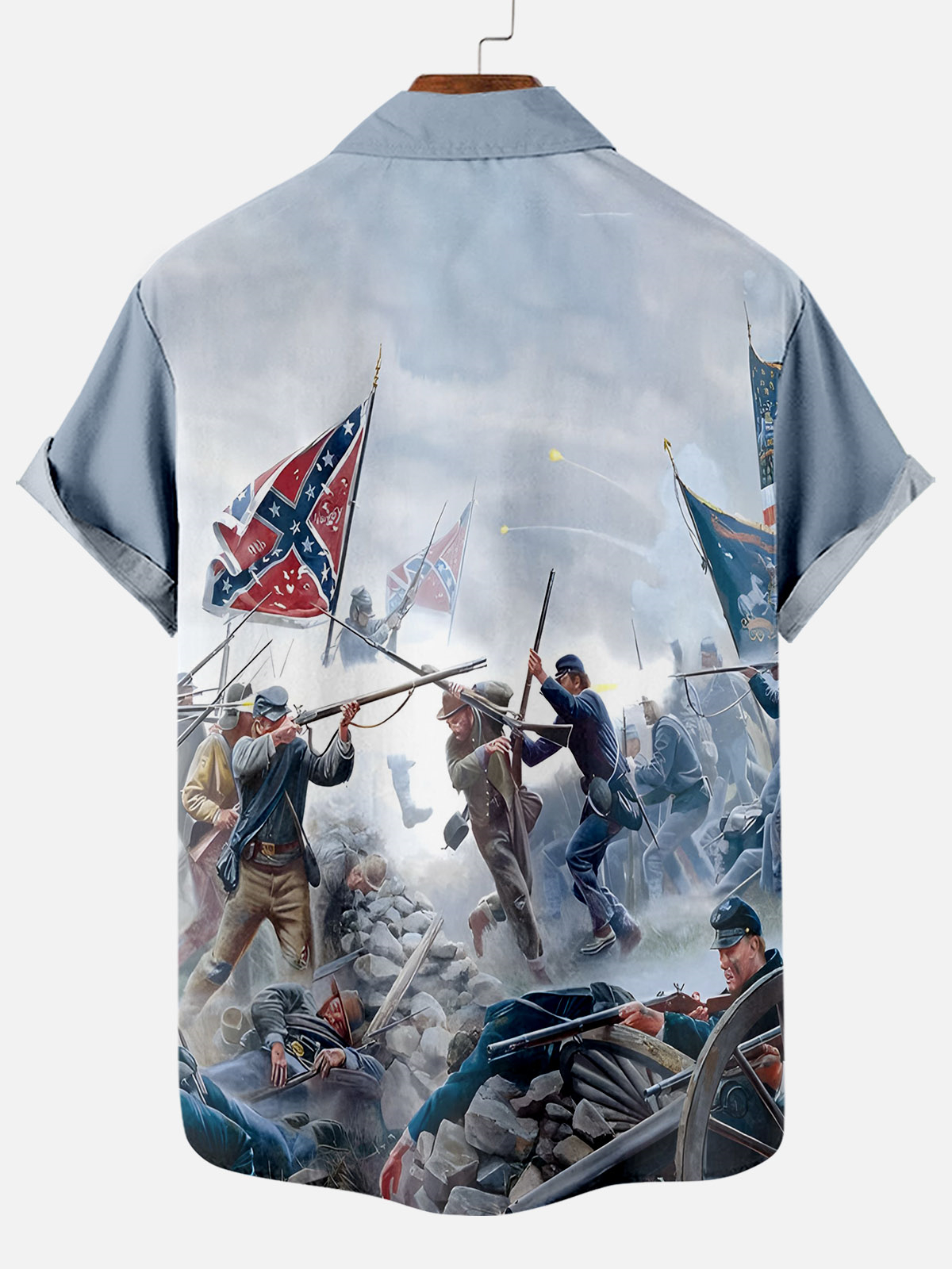 Men's illustration short sleeve shirt