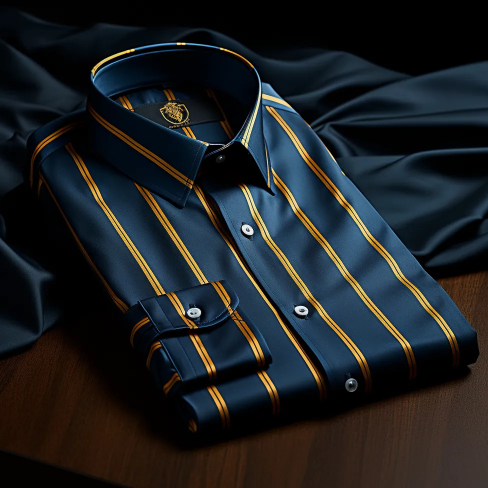 Men's Business Casual Button-Down Shirt