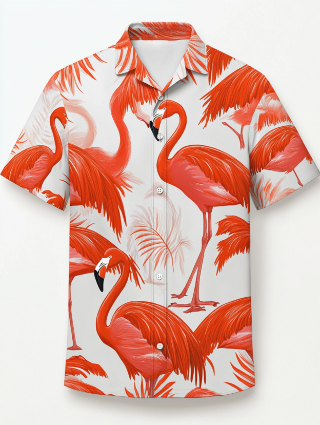 Men's Hawaiian Casual Short Sleeve Shirt