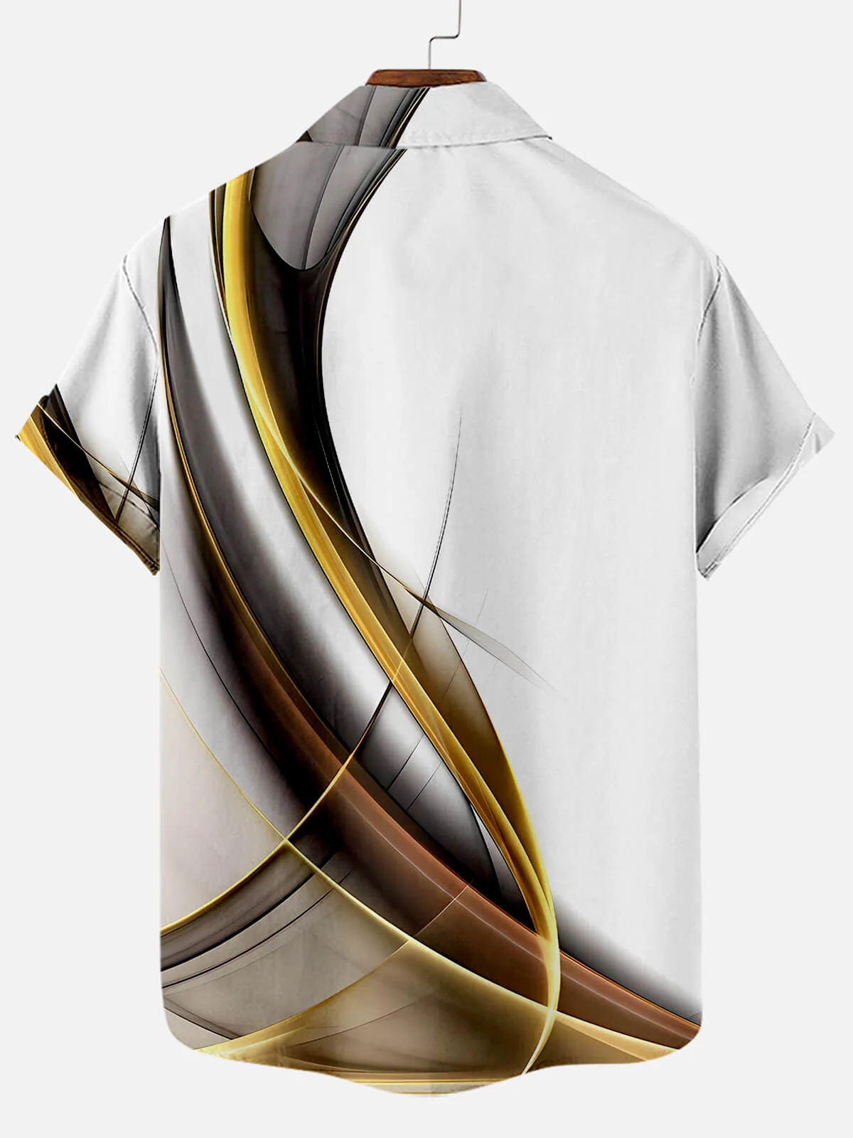 Men's Easter Cross Print Short Sleeve Shirt