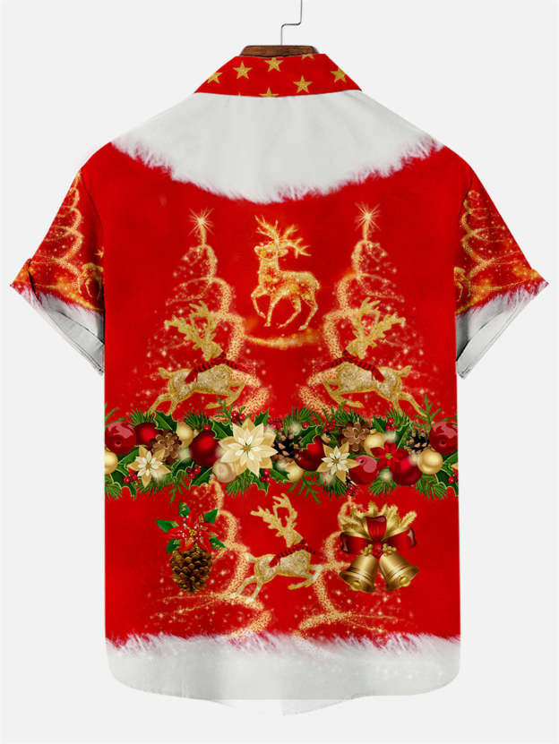 Men's Christmas Christmas Father Tops Creative Design Tops