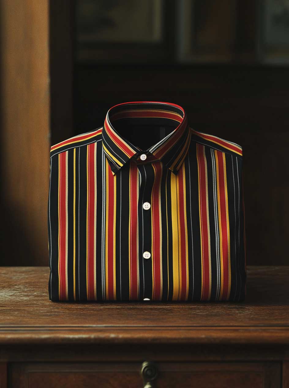 Men's Business Casual Button-Down Shirt