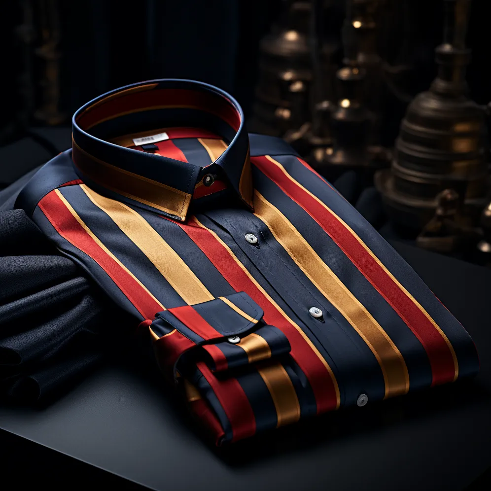 Men's Business Casual Button-Down Shirt