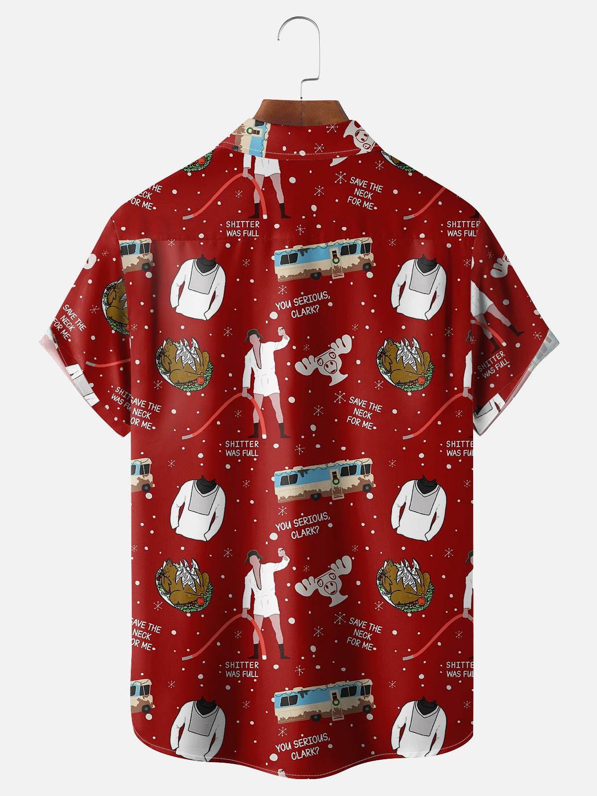 Men's Thanksgiving Day, Are You Ready To Eat Turkey? Short Sleeve Front Pocket Print Shirt