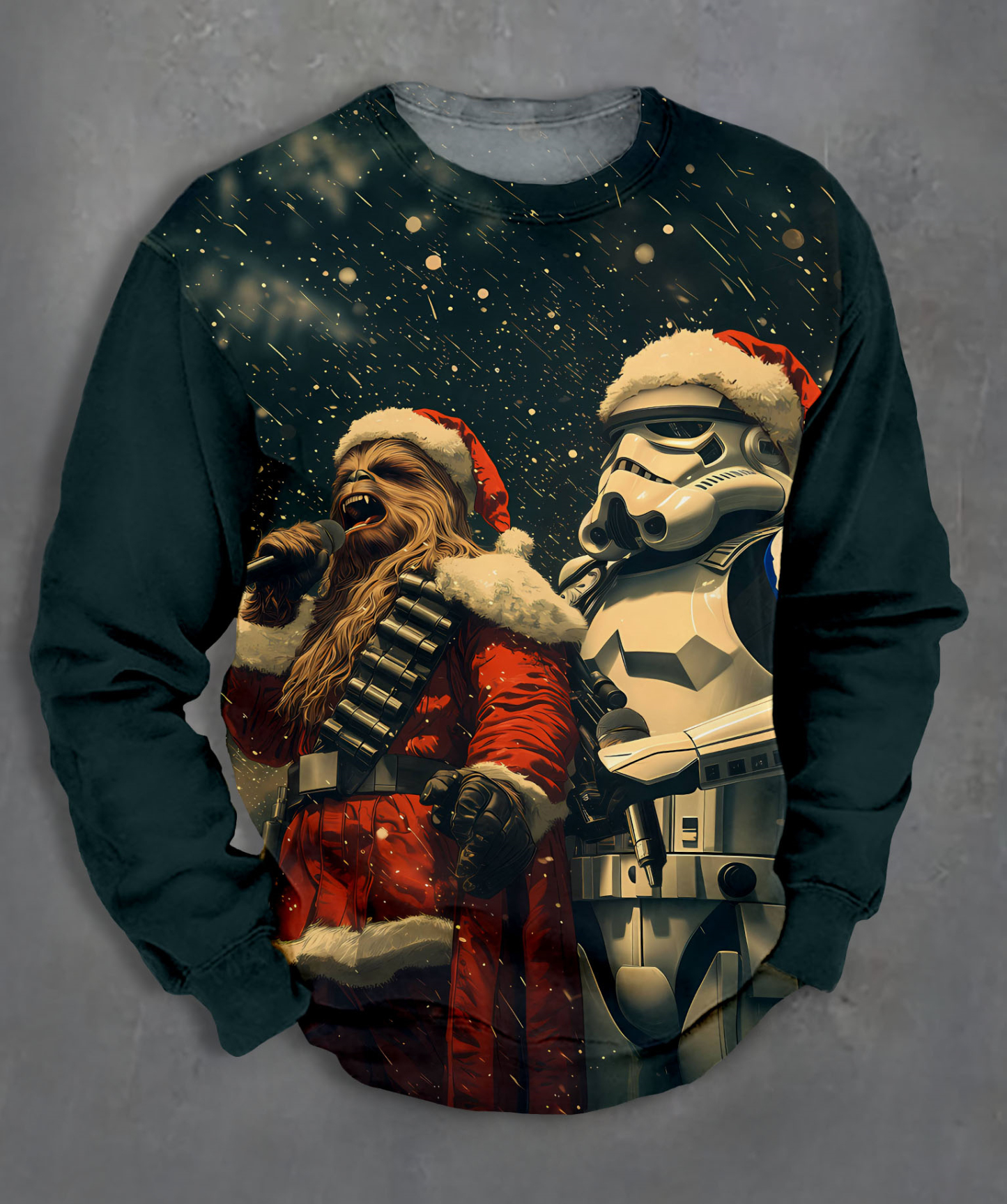 Men's Casual Classic Movie Graphic Long Sleeve Sweater