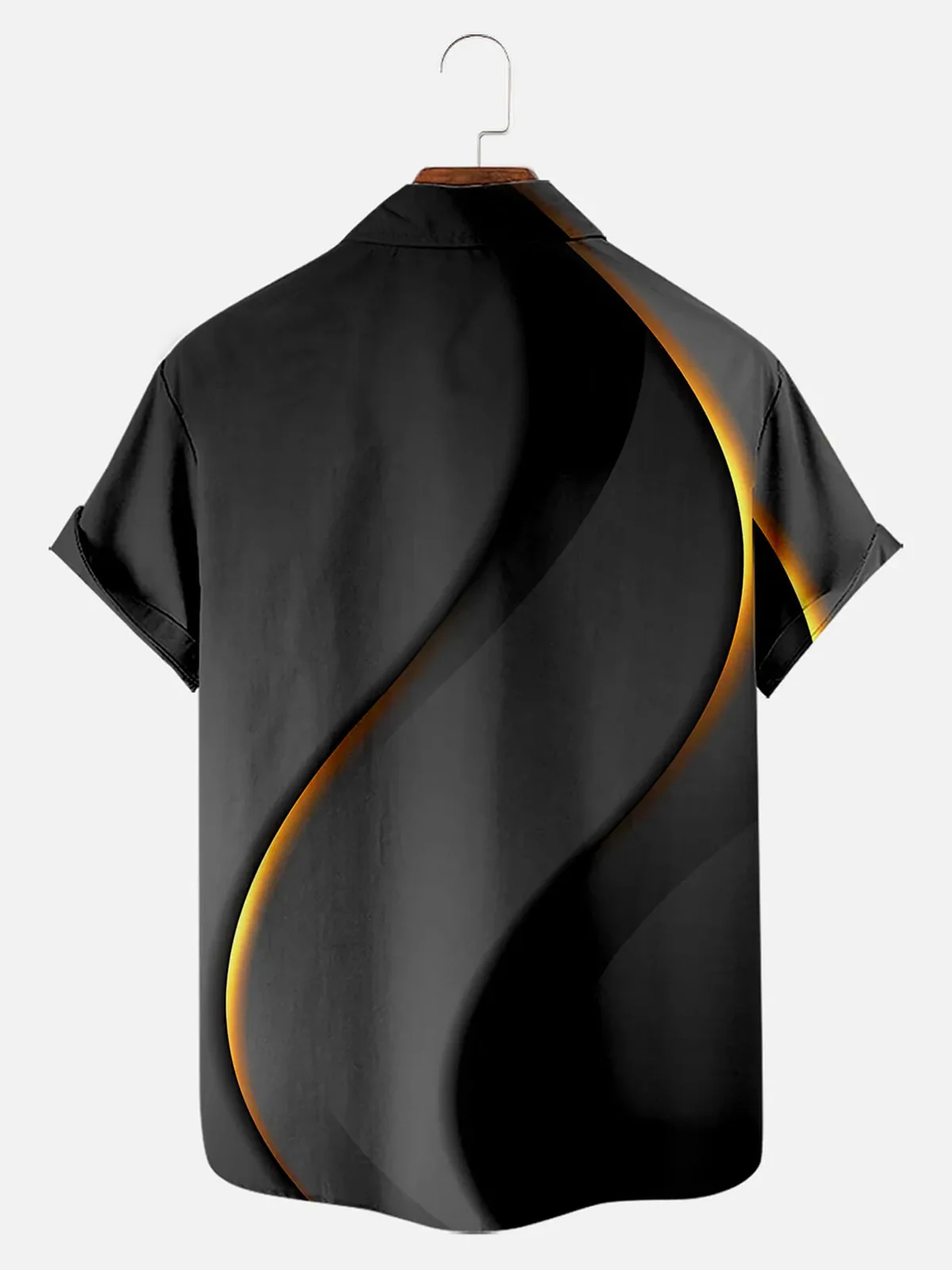 Men's Easter Cross Print Short Sleeve Shirt