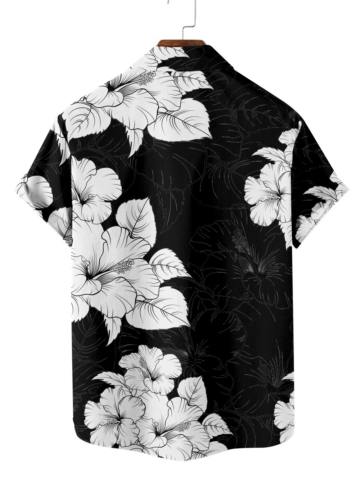 Men's Hawaiian Resort Print Casual Short Sleeve Shirt