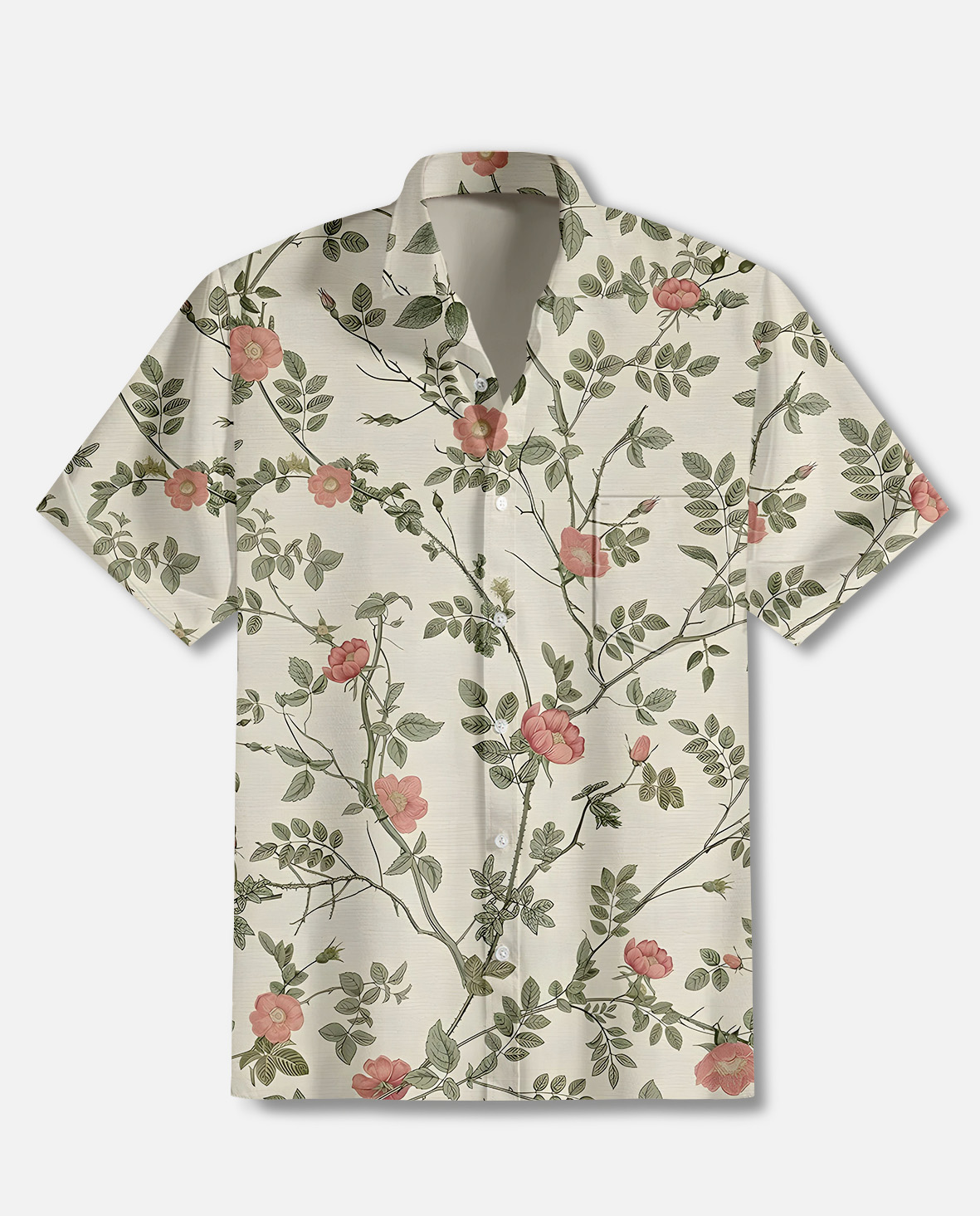 Men's Vintage Hawaiian Short Sleeve Shirt