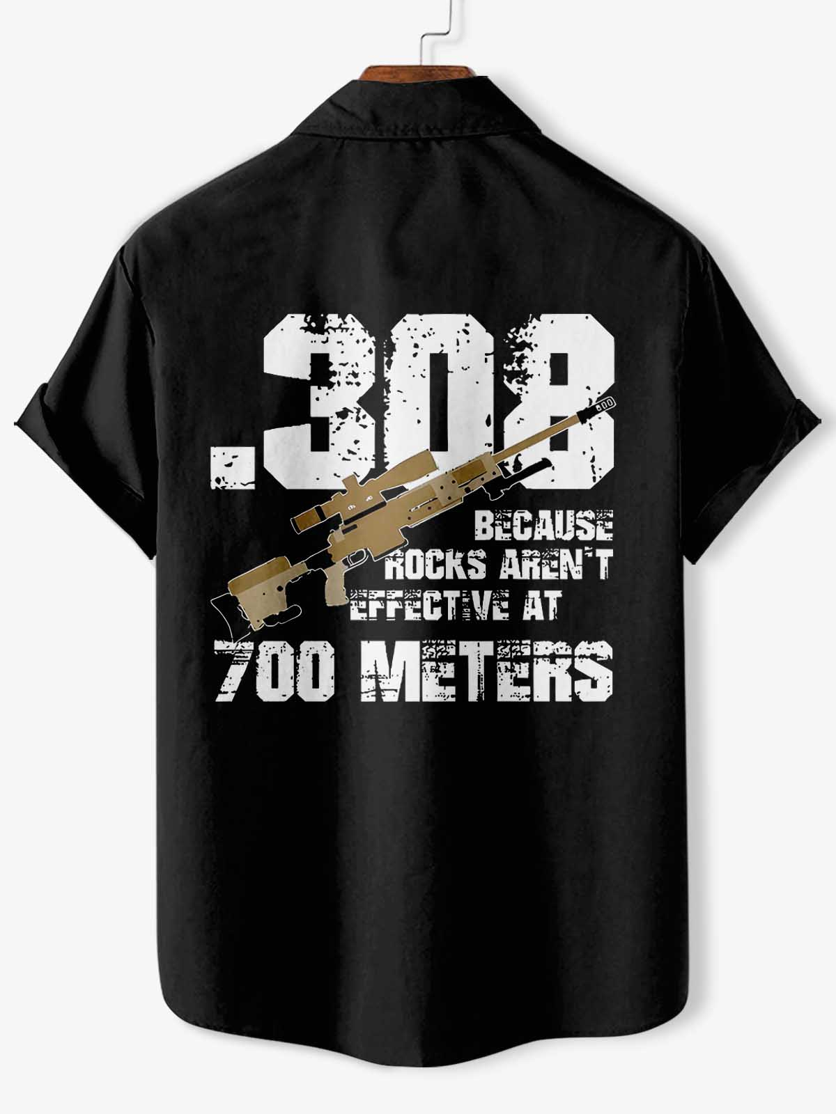 Men's Slogan Short Sleeve Shirt
