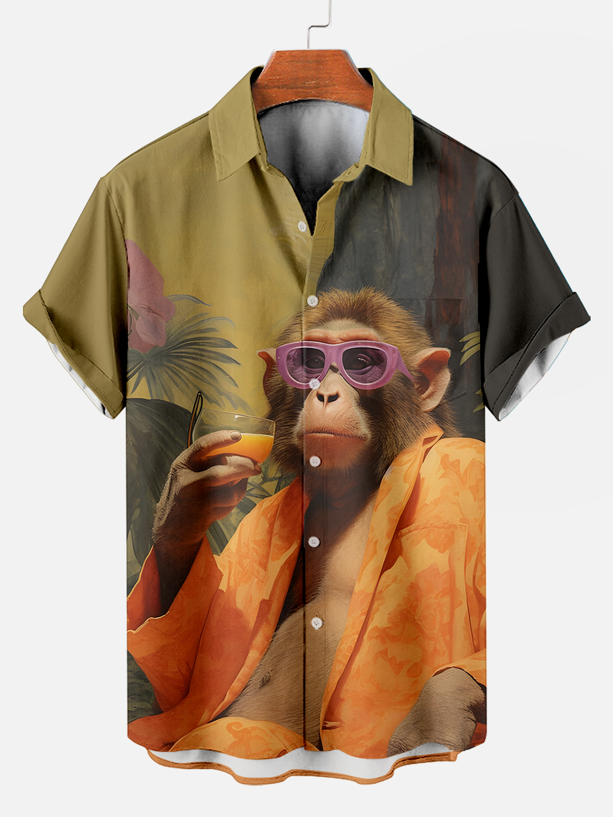 Animal Graphic Short Sleeve Shirt