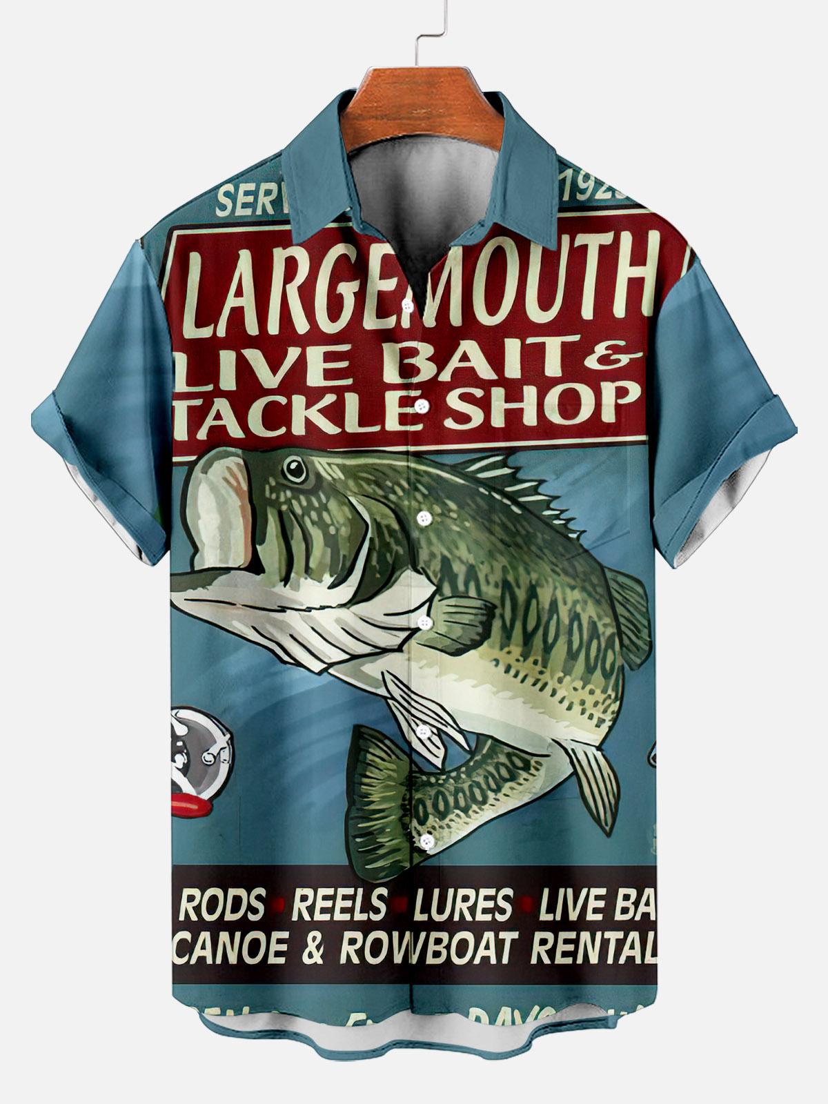 Vintage Magazine pattern short sleeved shirt