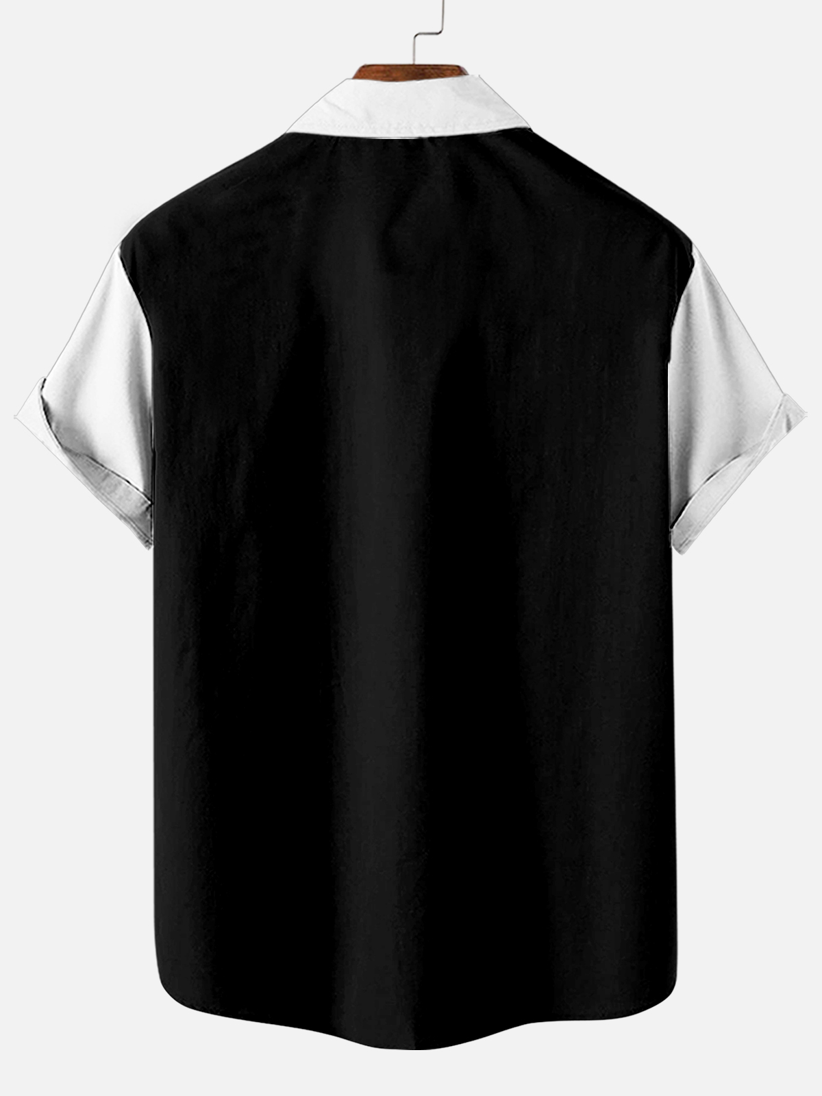 Men's Fun Slogan Graphic Contrast Short Sleeve Shirt