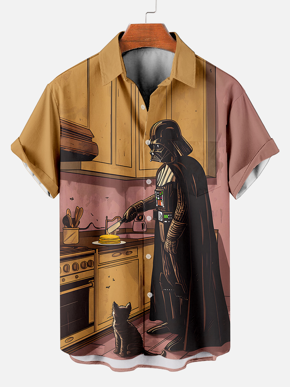 Men's Classic Movie Graphic Short Sleeve Shirt