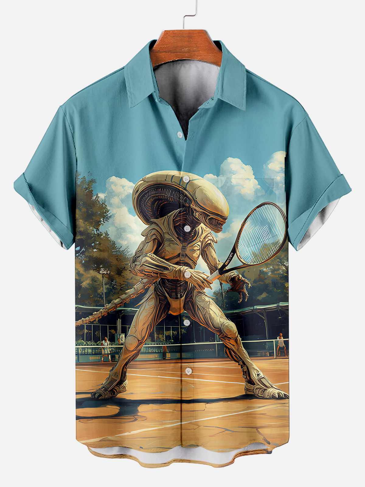 Men's Classic Movie Graphic Short Sleeve Shirt
