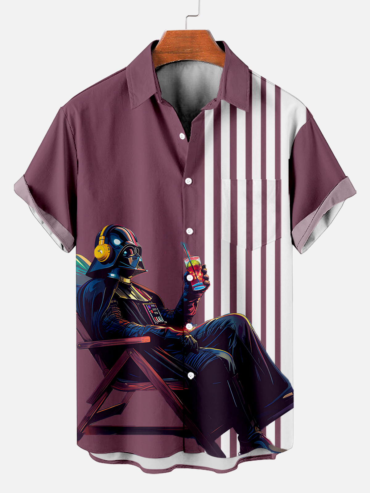 Men's Classic Movie Graphic Short Sleeve Shirt