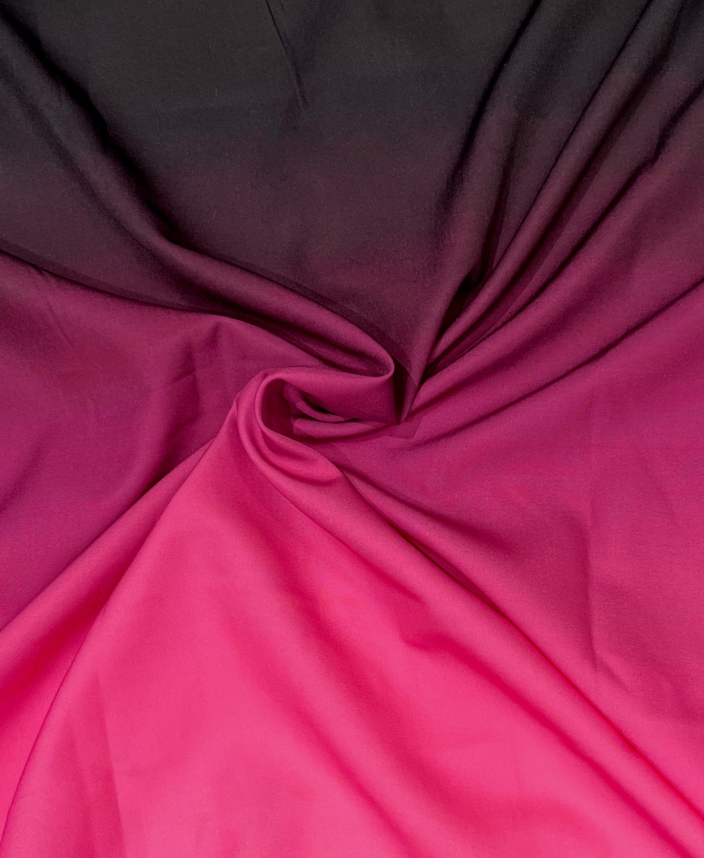 Men's Short Sleeve Button Down Shirt, Black and Pink Ombre with Flamingo Print, Casual Hawaiian Style