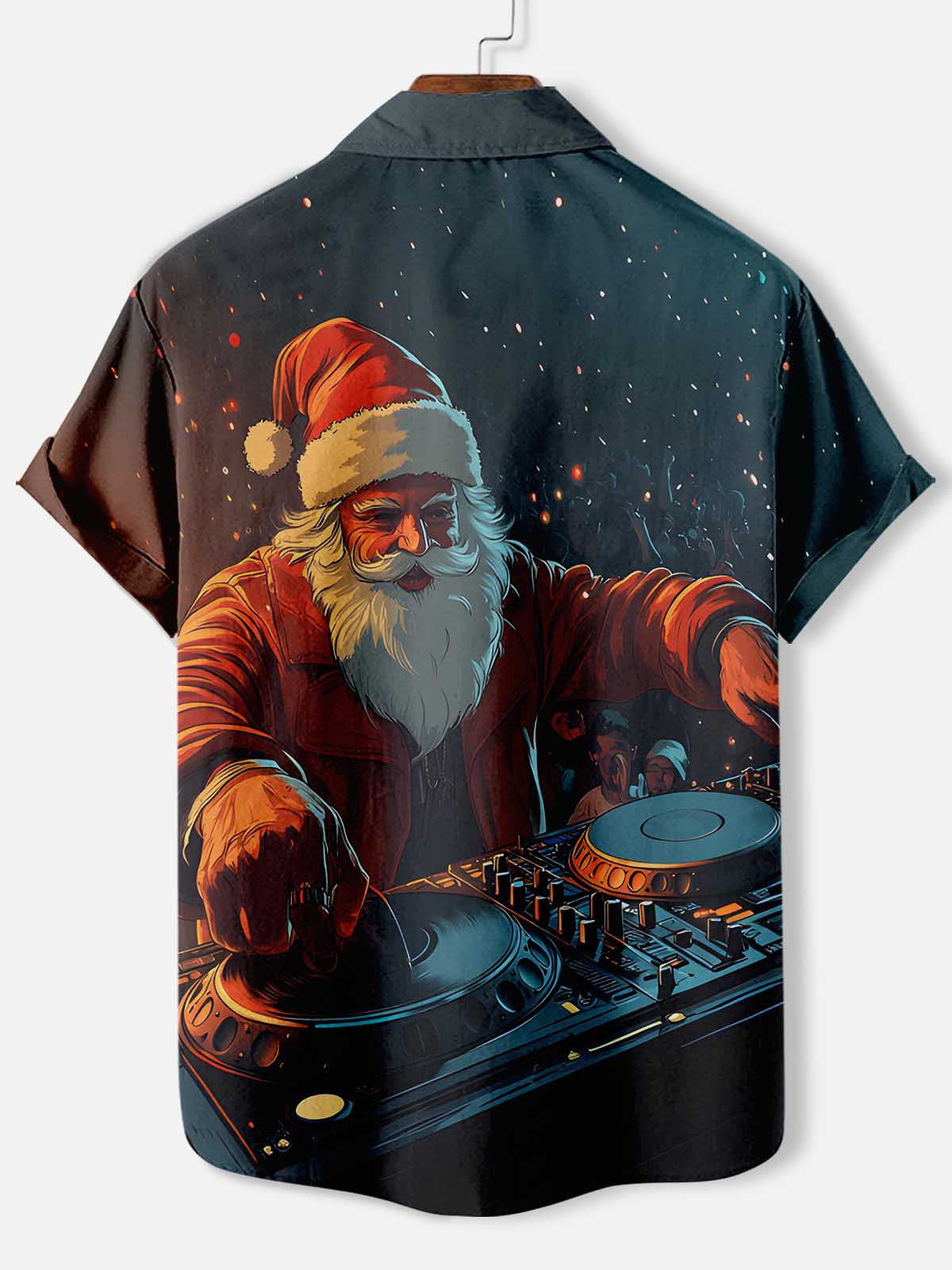Men's Christmas Graphic Short Sleeve Shirt