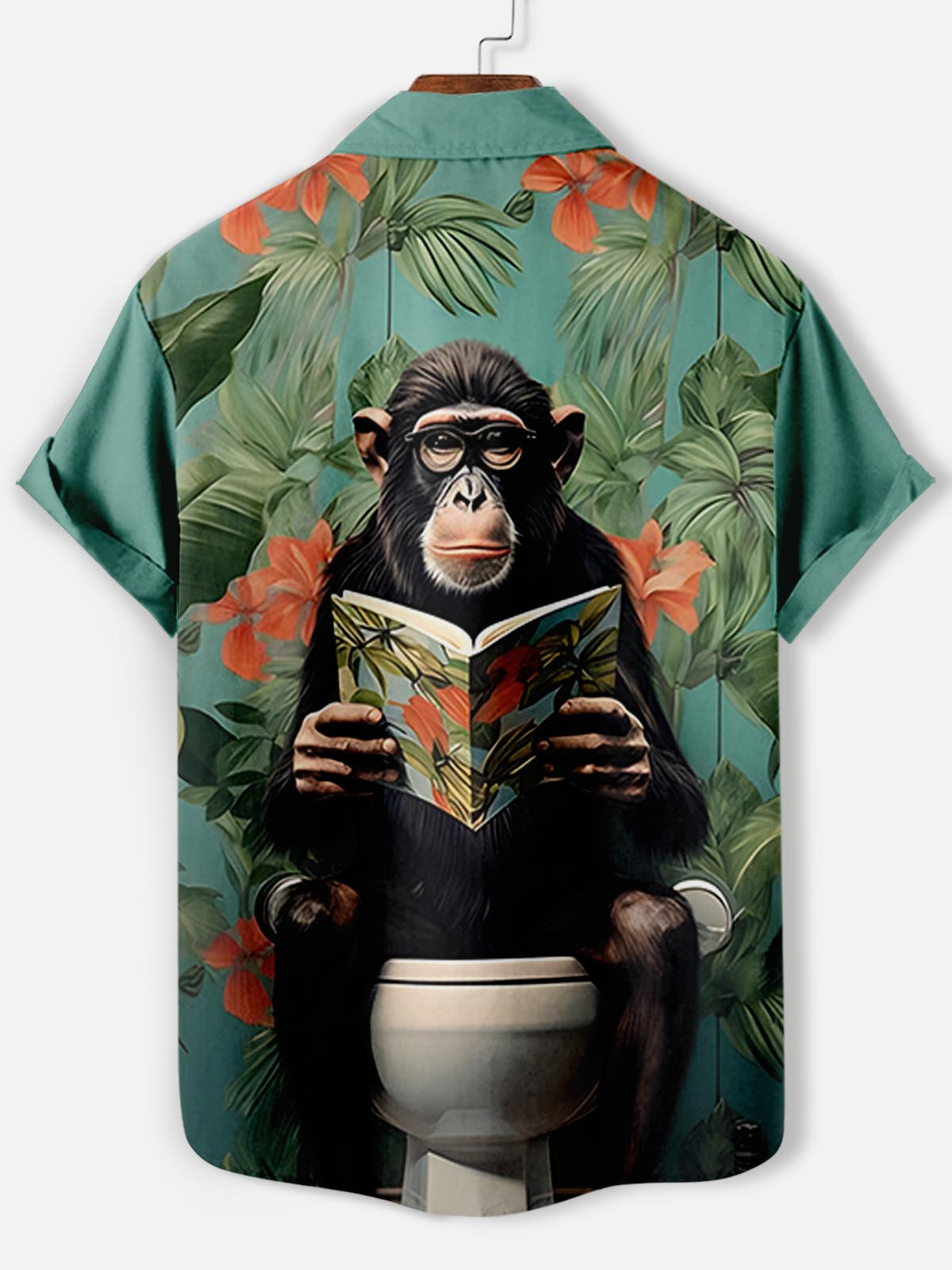 Men's Fun Animal Graphic Short Sleeve Shirt