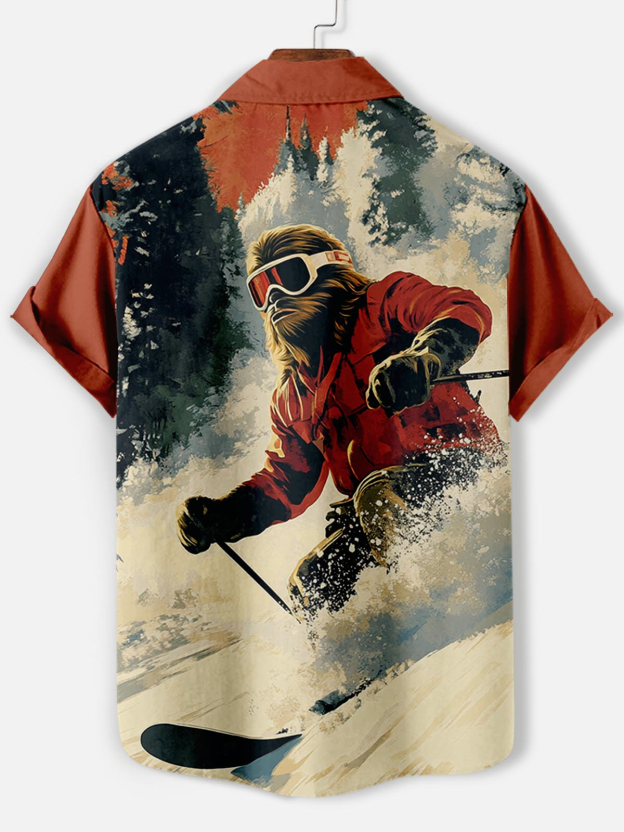 Men's Classic Movie Graphic Short Sleeve Shirt