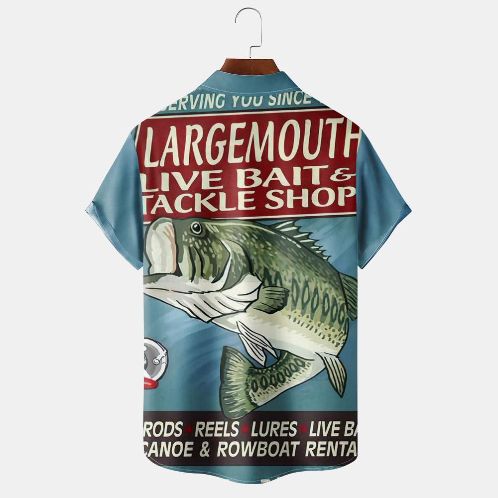 Vintage Magazine pattern short sleeved shirt