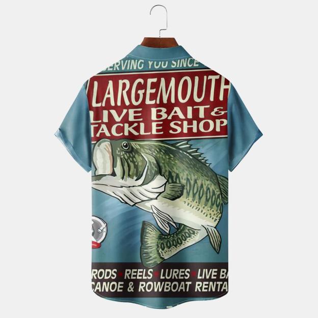 Vintage Magazine pattern short sleeved shirt