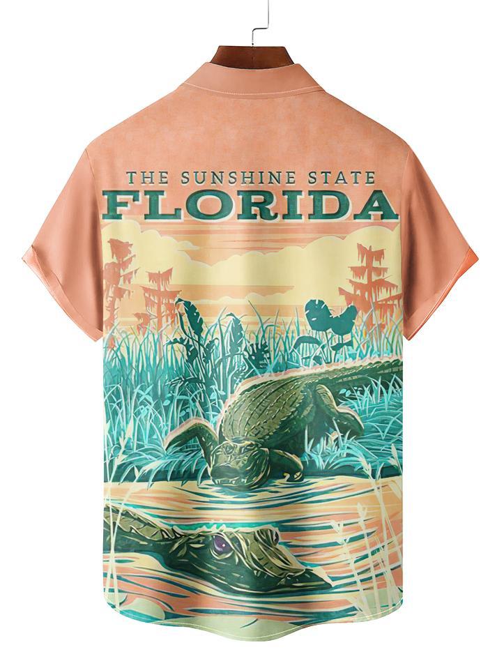 Vintage Magazine pattern short sleeved shirt