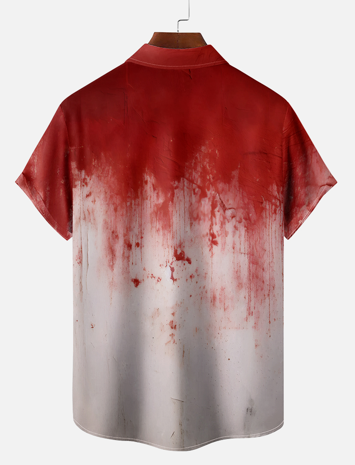 Men's Halloween Graphic Short Sleeve Shirt