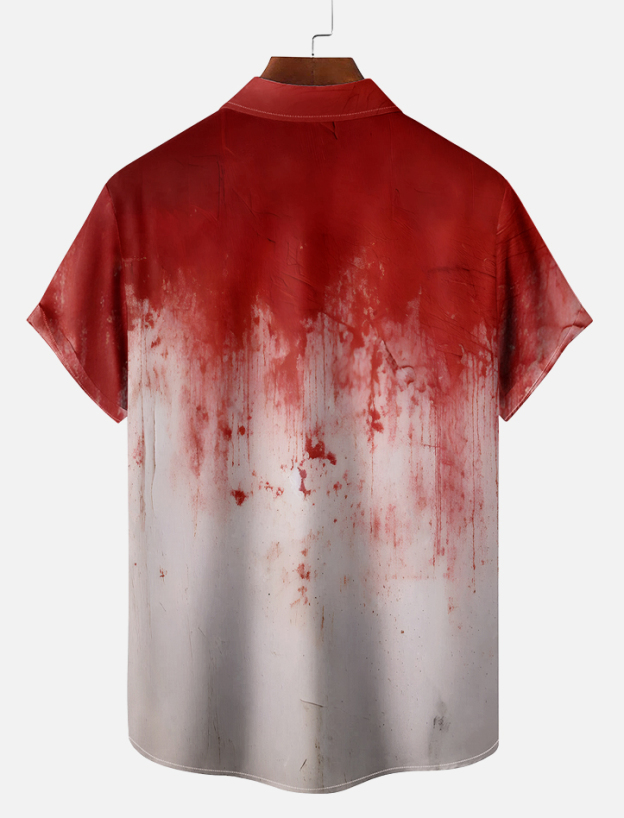 Men's Halloween Graphic Short Sleeve Shirt