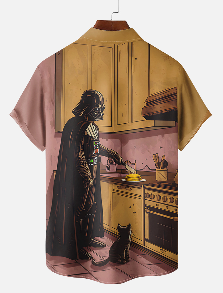 Men's Classic Movie Graphic Short Sleeve Shirt