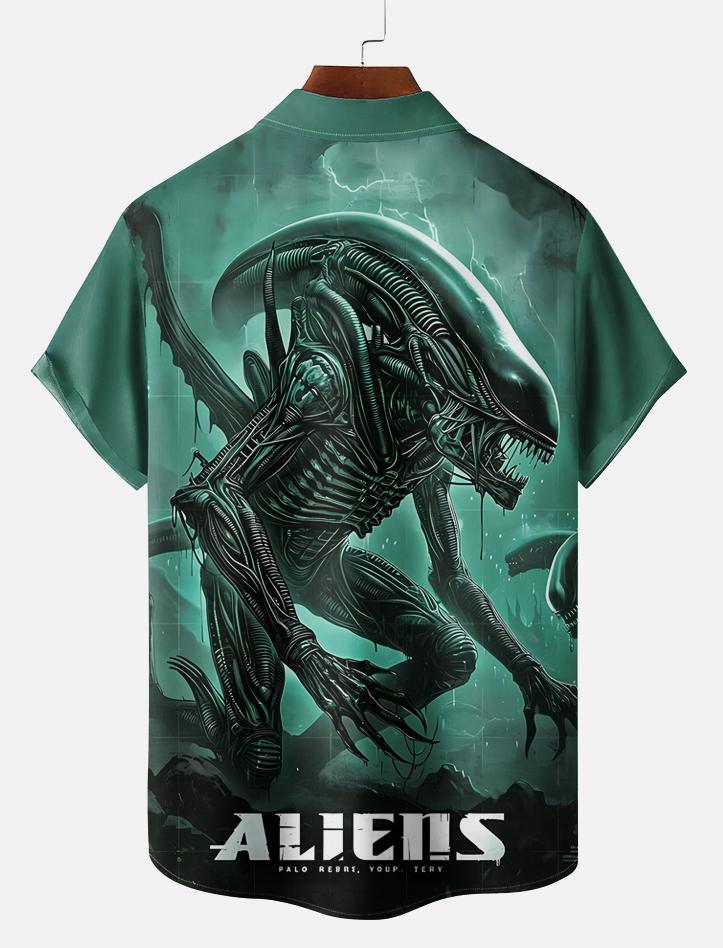 Men's Classic Movie Graphic Short Sleeve Shirt