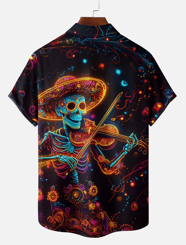 Men's Classic Movie Graphic Short Sleeve Shirt