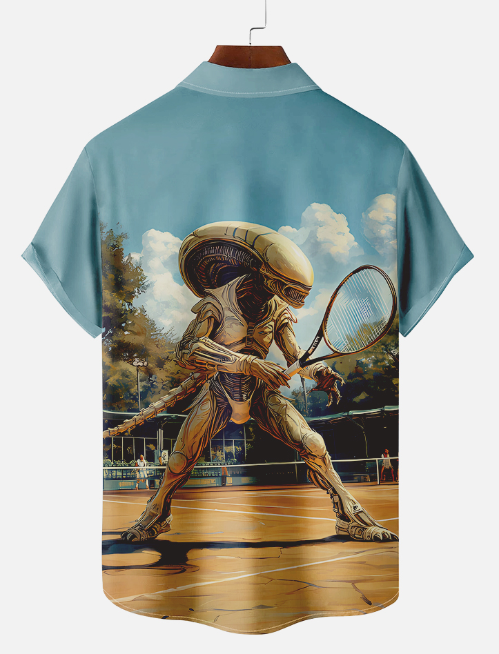 Men's Classic Movie Graphic Short Sleeve Shirt