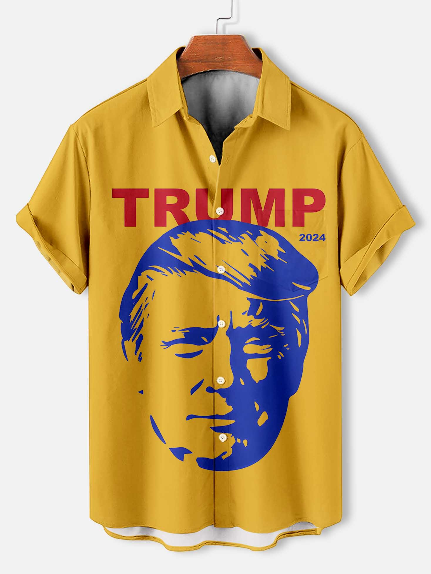 Men's Patriotic Short Sleeve Shirt
