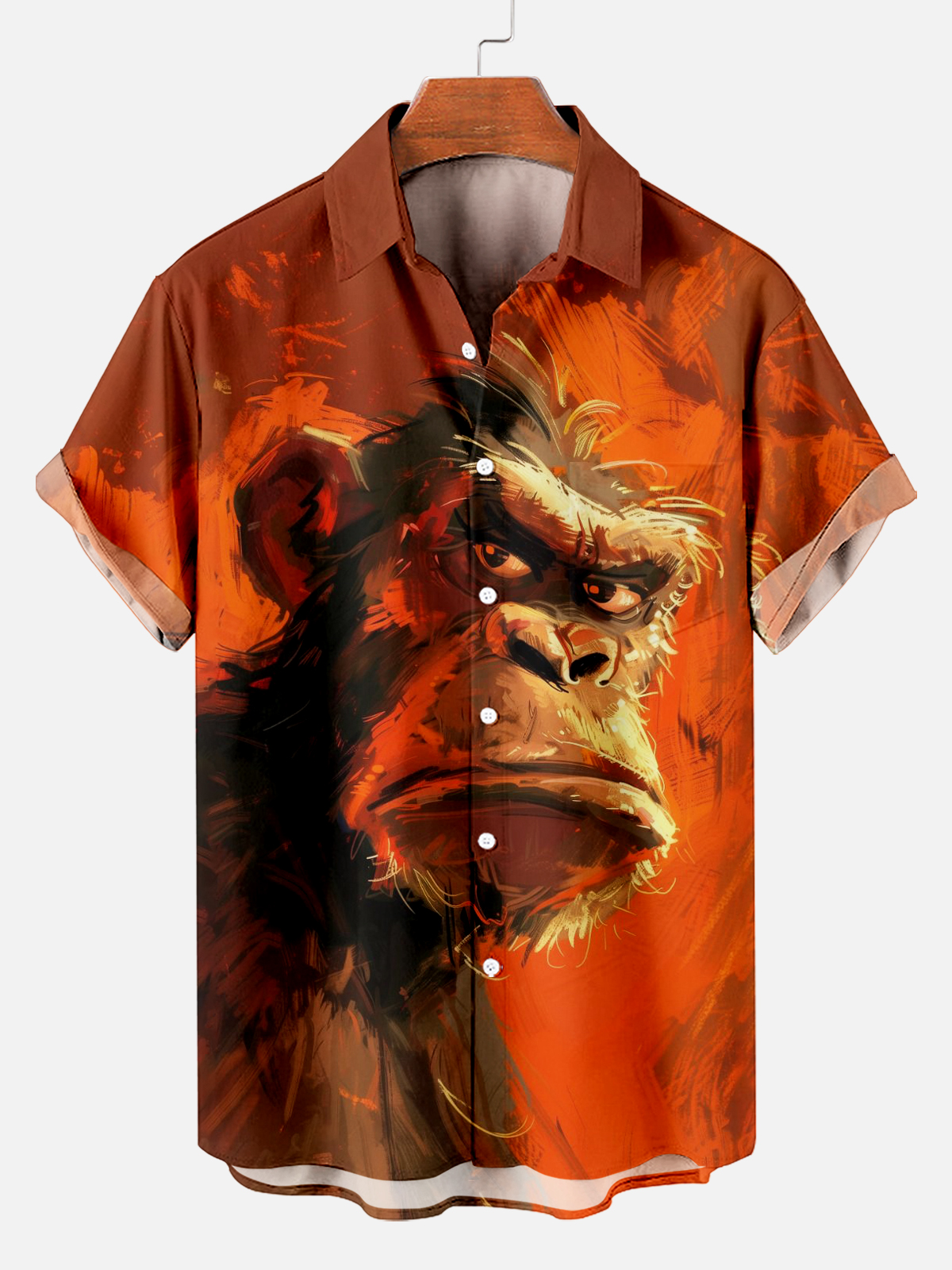 Retro Fun Orangutan Short Sleeve Shirt
