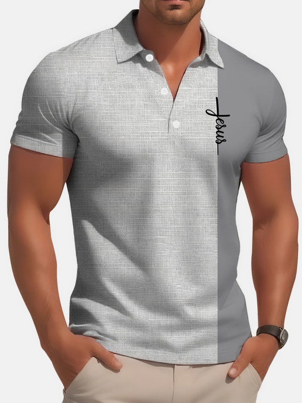 Stylish Blue Print Cotton Linen Shirt