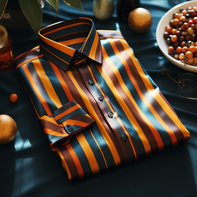 Men's Business Casual Button-Down Shirt