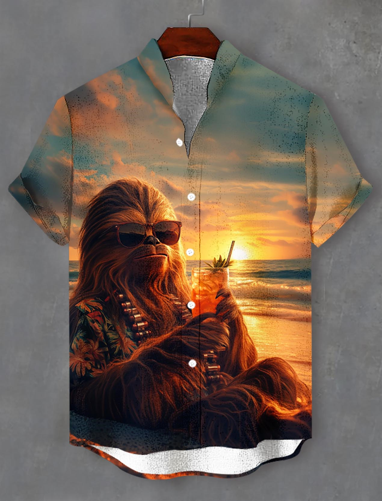 Men's Classic Movie Graphic Short Sleeve Shirt