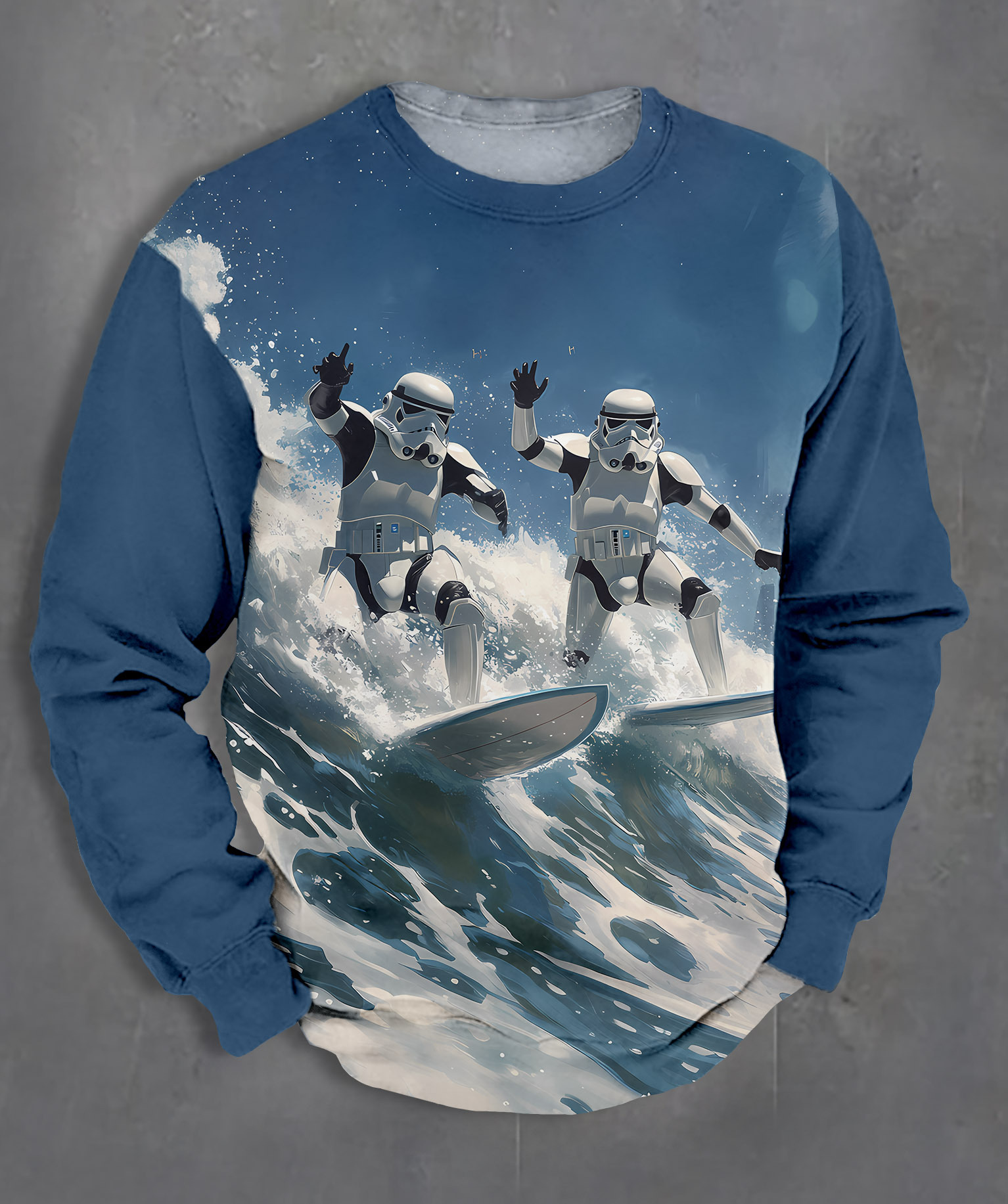 Men's Casual Classic Movie Graphic Long Sleeve Sweater