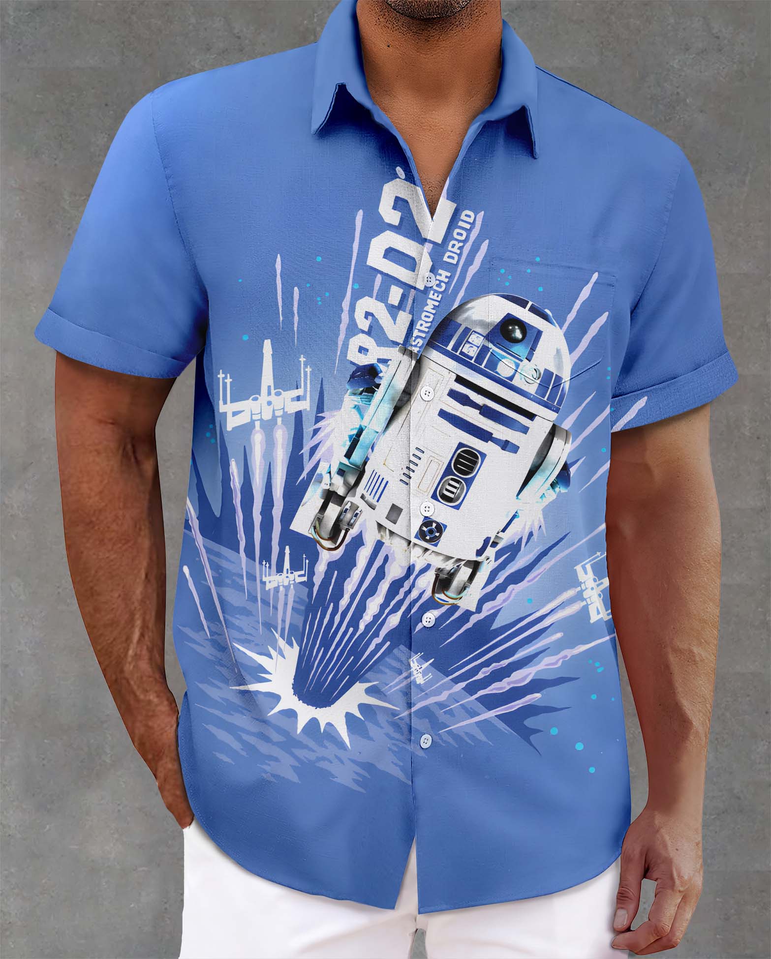 Men's Classic Movie Graphic Short Sleeve Shirt