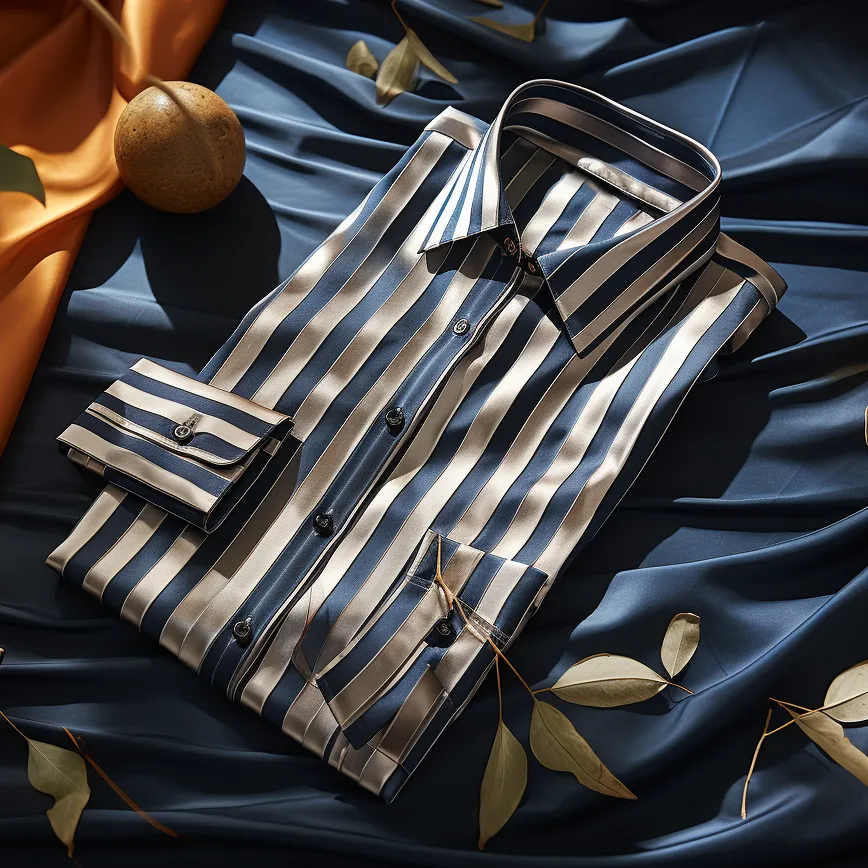 Men's Business Casual Button-Down Shirt