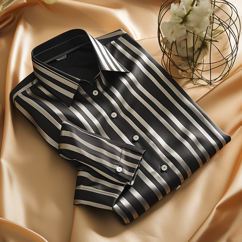 Men's Business Casual Button-Down Shirt